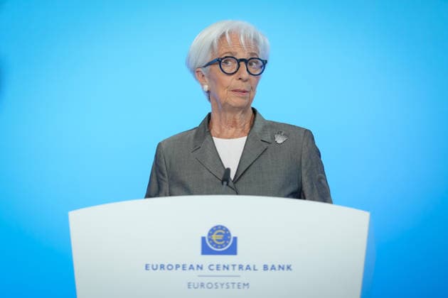 Frankfurt am Main, EZB Pressekonferenz mit Christine Lagarde
