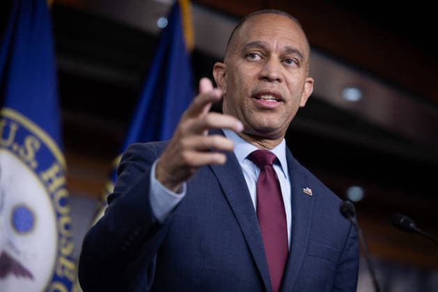USA, Hakeem Jeffries Pressekonferenz in Washington