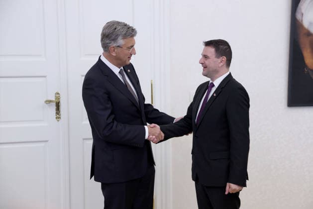 Kroatien, Andrej Plenkovic empfängt Petr Macinka