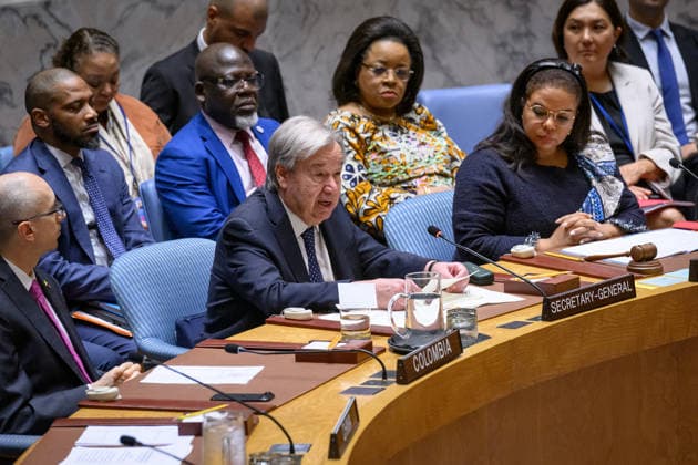 Vereinte Nationen, Sitzung des Sicherheitsrats in New York