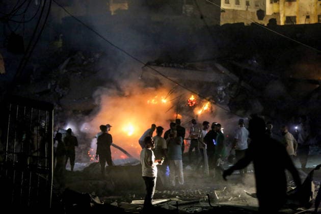 Nahostkonflikt, Gaza, Israelischer Luftangriff auf Gaza-Stadt