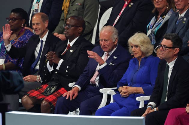 Royals, König Charles und Königin Camilla bei Eröffnung der Commonwealth Games in Glasgow