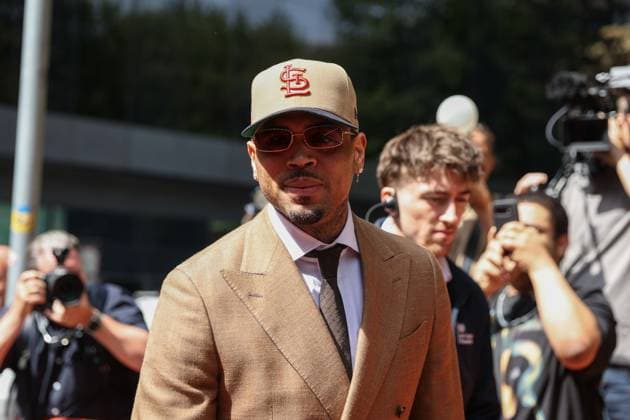 Chris Brown gesteht minderschweren Gewaltvorwurf in London, Archivbilder