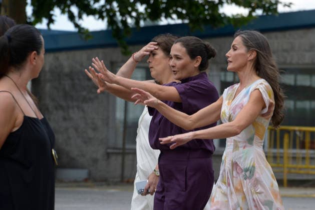 Royals, Königin Letizia besucht Adolfo-Dominguez-Modehaus in San Cibrao das Vinas
