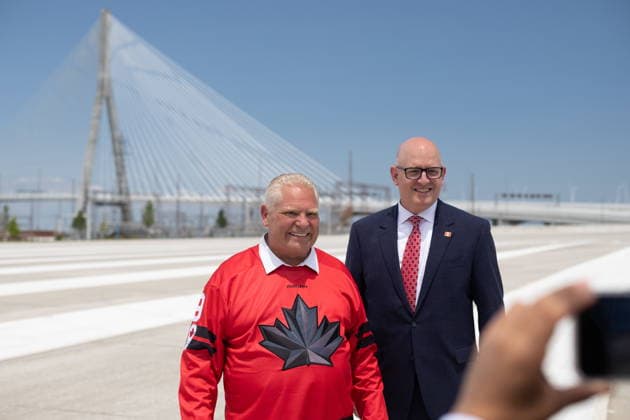 Gordie-Howe-Brücke zwischen Kanada und den USA eröffnet