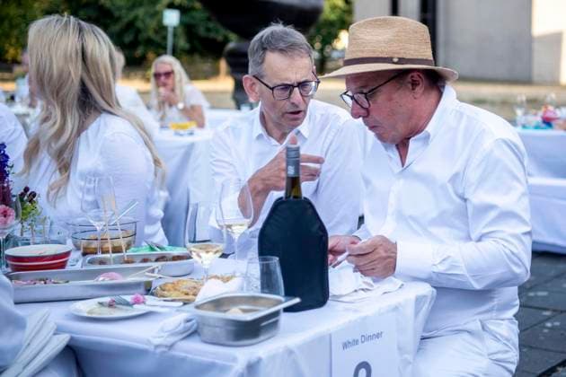 NRW, White Dinner in Duisburg