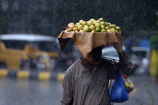 Pakistan, Starke Monsunregenfälle in Lahore