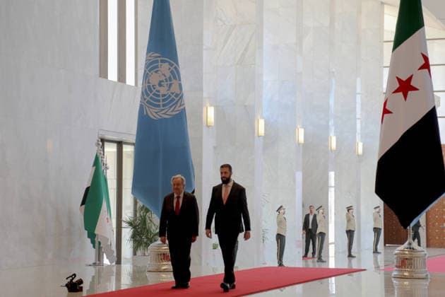 Syrien, Antonio Guterres zu Gesprächen in Damaskus