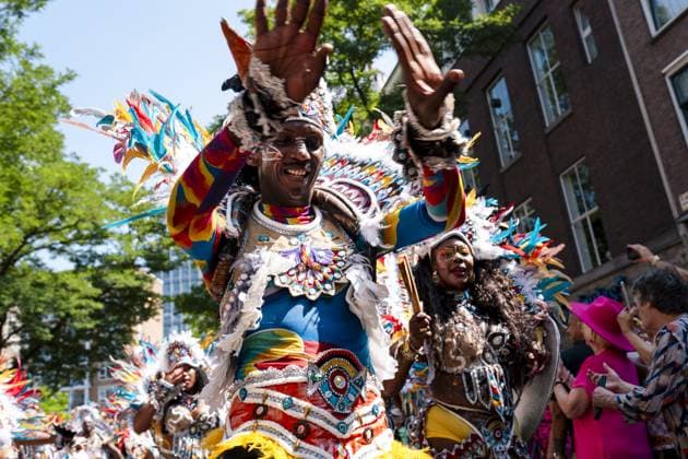 Niederlande, Summer Carnival Straßenparade in Rotterdam