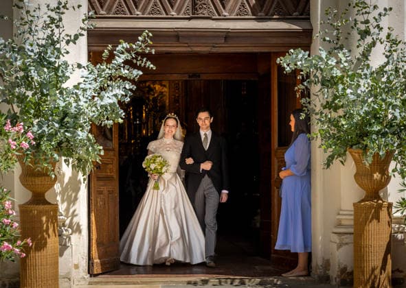 Adel, Hochzeit von Erzherzogin Isabella von Österreich und Don Carlos de Palacio y Gaytan de Ayala in Wien