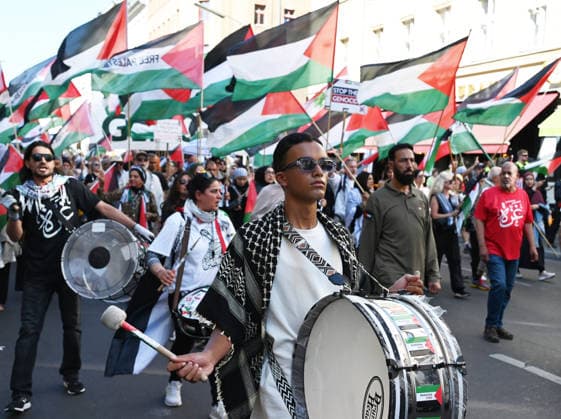 Berlin, Pro-palästinensische Demonstration