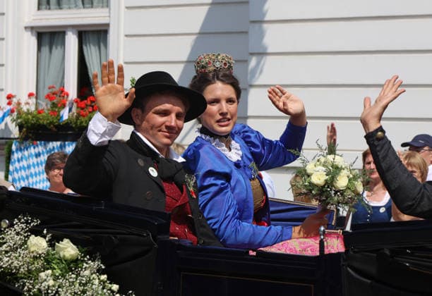 Bayern, Fischerhochzeit in Tutzing