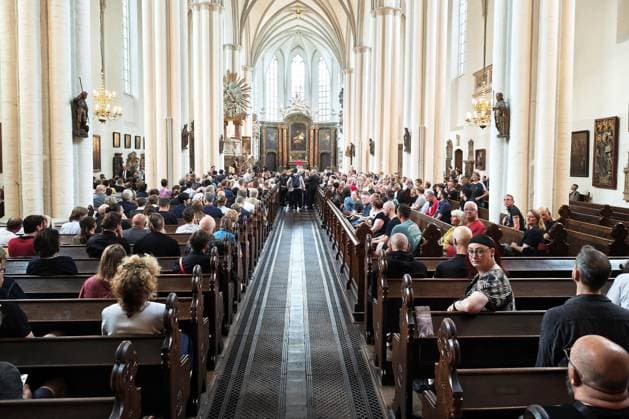 Berlin, Anschlag auf den Christopher Street Day, Andacht in der St. Marienkirche