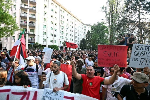 Italien, Proteste nach Tod von Abderrahim Fakir in Bologna