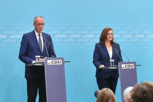 Berlin, Pressekonferenz nach CDU-Bundesvorstandssitzung im Konrad-Adenauer-Haus