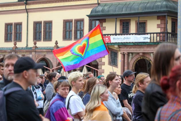 Berlin, Anschlag auf den Christopher Street Day, Mahnwache in Leipzig