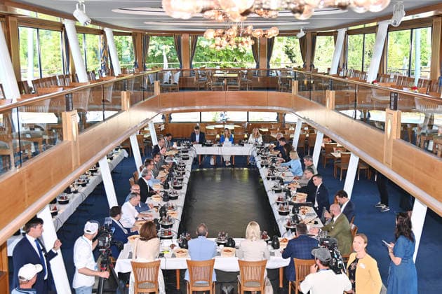Bayern, Kabinettssitzung auf der MS Starnberg auf dem Starnberger See