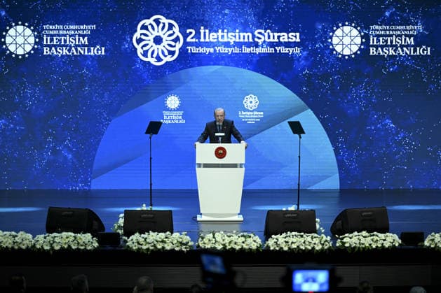 Türkei, Recep Tayyip Erdogan Rede in Ankara