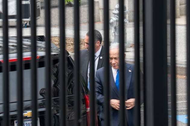 USA, Benjamin Netanyahu Ankunft in Washington