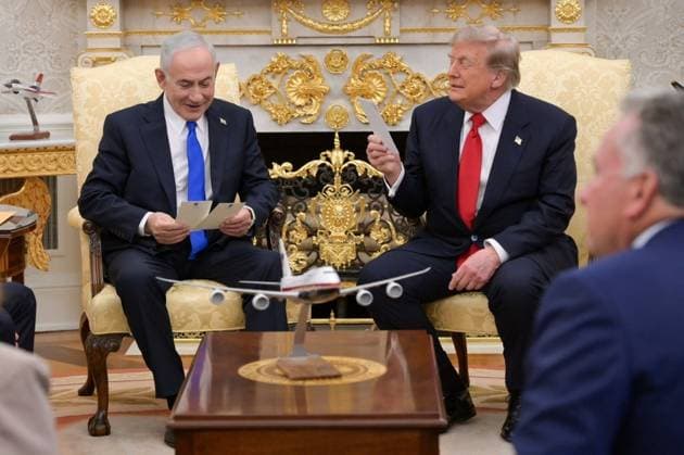 USA, Donald Trump empfängt Benjamin Netanyahu in Washington