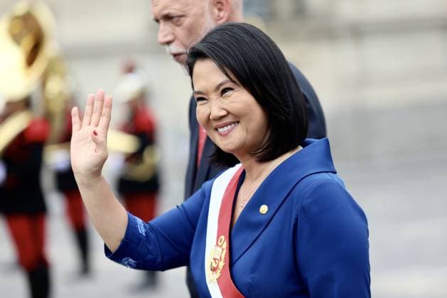 Peru, Vereidigungszeremonie der neu gewählten Präsidentin Keiko Fujimori in Lima