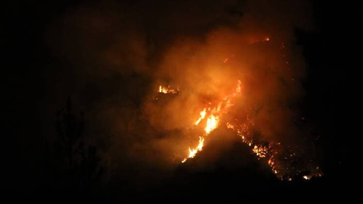 Türkei, Waldbrand bei Antalya