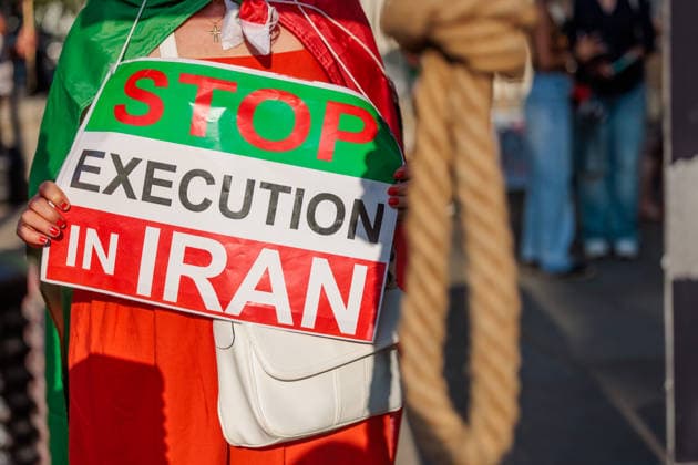 Großbritannien, Exil-Iraner demonstrieren in London
