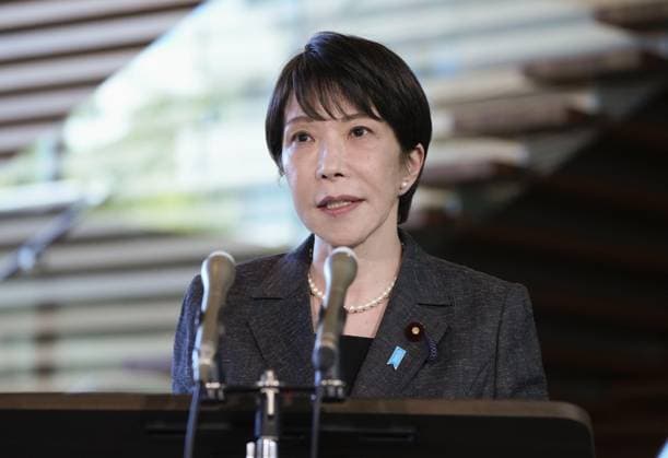 Japan, Sanae Takaichi Pressekonferenz