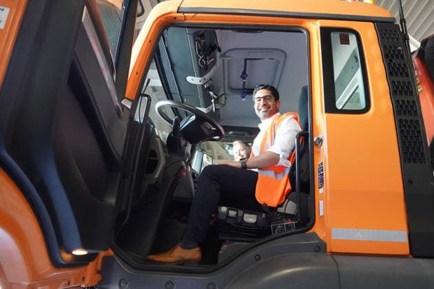 Hessen, Wirtschafts- und Verkehrsminister Kaweh Mansoori in Groß-Gerau