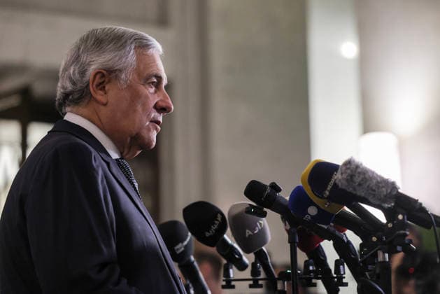 Italien, Außenminister und Minister für internationale Zusammenarbeit Antonio Tajani