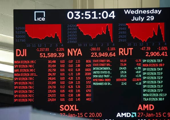 USA, Handel an der Börse in New York