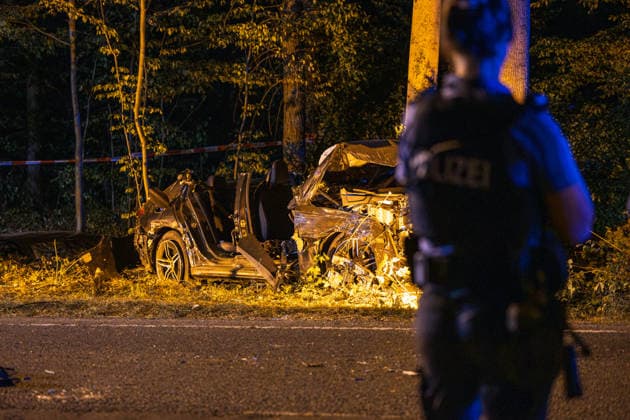 Hessen, Tödlicher Unfall auf Waldstrecke zwischen Frankfurt am Main und Neu-Isenburg