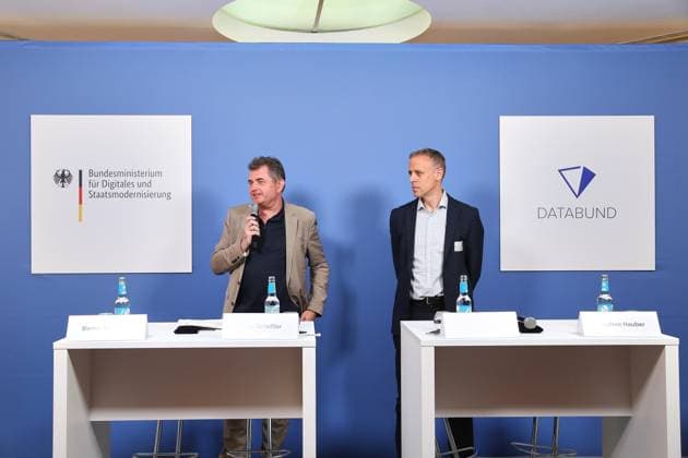 Berlin, Markus Richter und Verbände unterzeichnen IT-Kooperationsvereinbarung im Haus der Bundespressekonferenz