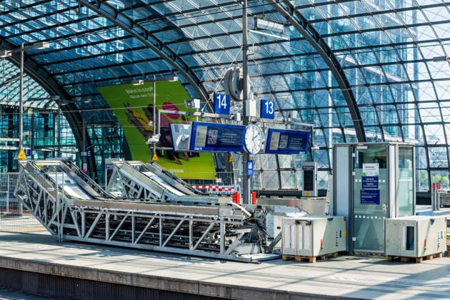 Berlin, Bauarbeiten am Hauptbahnhof