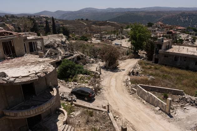 Libanon, Rückkehr von Bewohnern nach Zawtar al-Gharbieh im Südlibanon