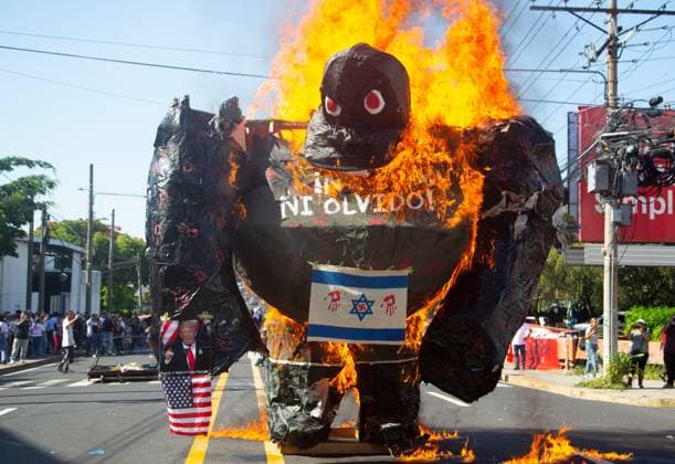 San Salvador, Gedenken am Jahrestag des Studentenmassakers 1975 in El Salvador