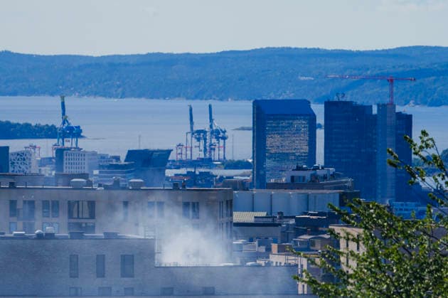 Norwegen, Brand in Wohngebäude in Oslo