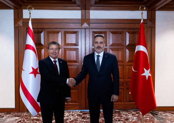 Türkei, Hakan Fidan empfängt Unal Ustel in Ankara