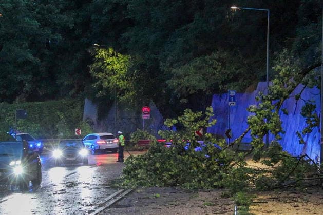 Baden-Württemberg, Unwetter in Stuttgart