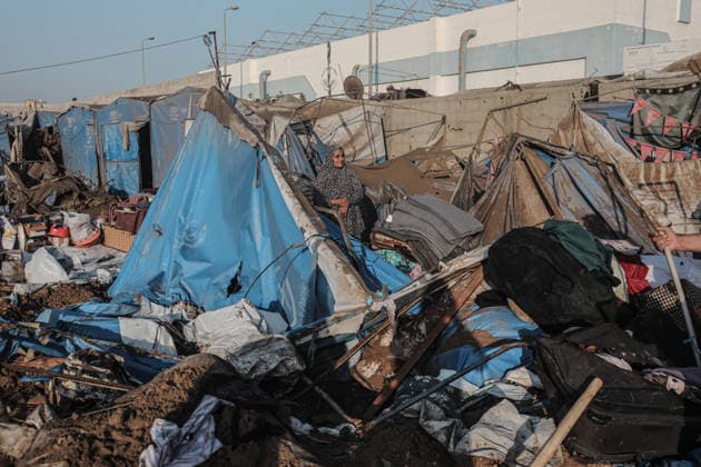 Nahostkonflikt, Gaza, Israelischer Luftangriff auf Medizinlager in Gaza-Stadt