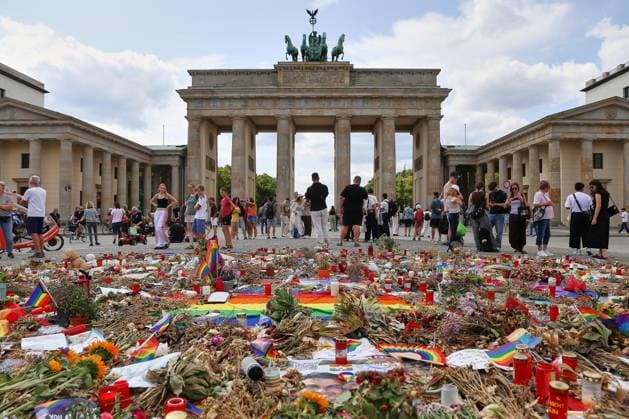 Berlin, Gedenken an die Opfer des Anschlags auf den Christopher Street Day CSD