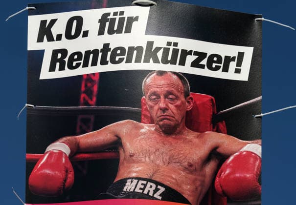 Berlin, Wahlplakate zur Abgeordnetenhauswahl