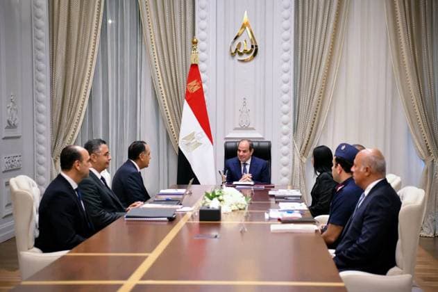 Äygpten, Präsident Abdel Fattah El-Sisi leitet Ministertreffen in Kairo
