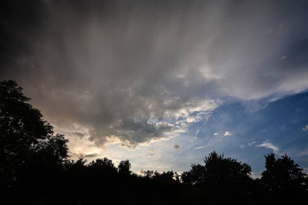 NRW, Gewitter in Essen