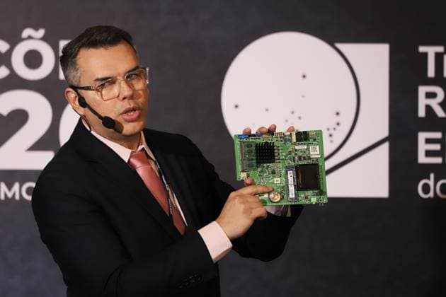 Brasilien, Vorstellung der elektronischen Wahlgeräte in Rio de Janeiro