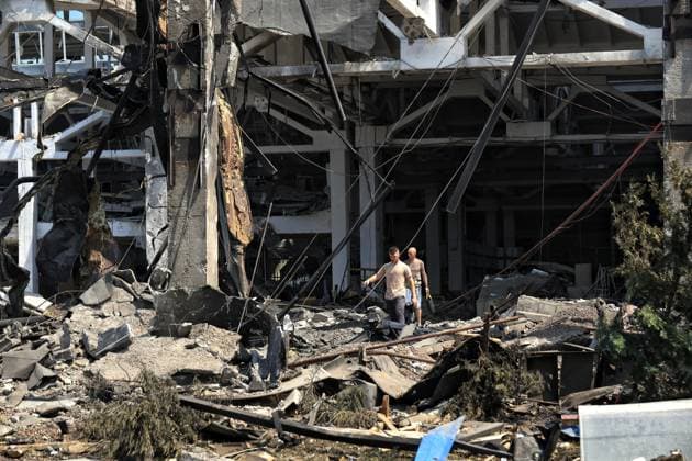 Ukraine-Krieg, Schäden nach russischen Angriffen auf Odessa