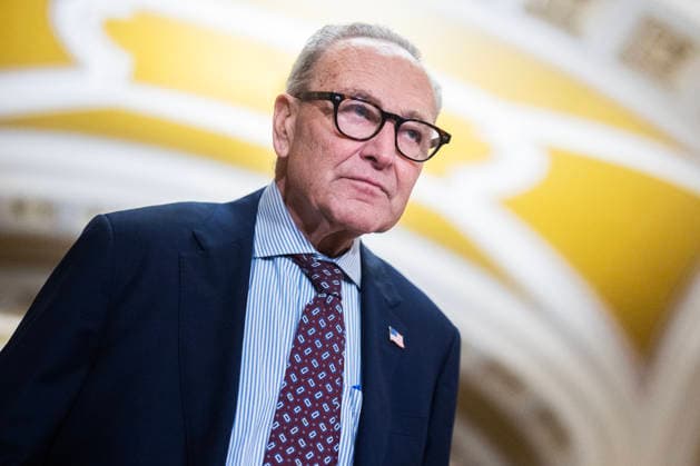 USA, Chuck Schumer Pressekonferenz im Kapitol in Washington