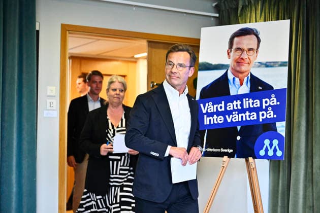 Schweden, Partei Moderaterna stellt Wahlkampfkampagne vor