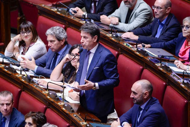 Italien, Sitzung im Parlament in Rom