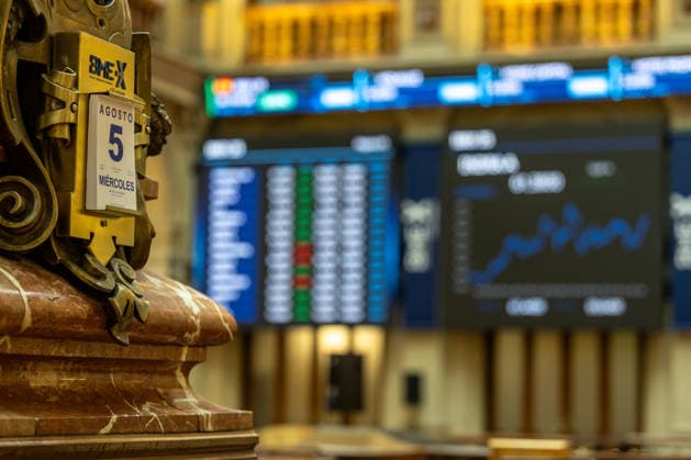 Spanien, Entwicklung des IBEX 35 an der Börse in Madrid